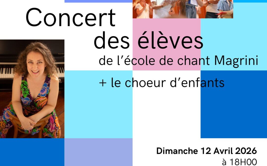 Prochain concert des élèves le 12 Avril 2026 à 18h00 à Seillons source d&rsquo;Argens